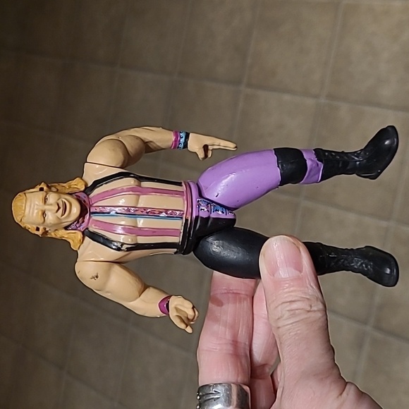 Retro 1998 Jakks Pacific  WWF Bone Crunchers Double J Jeff Jarrett action figure - Picture 1 of 4